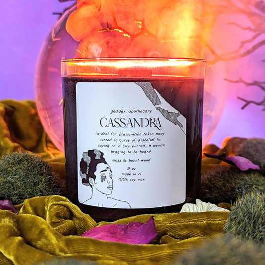 Cassandra | Moss & Burnt Wood Soy Candle