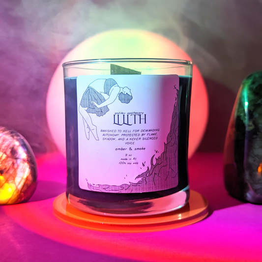 Lilith | Amber & Smoke Soy Candle