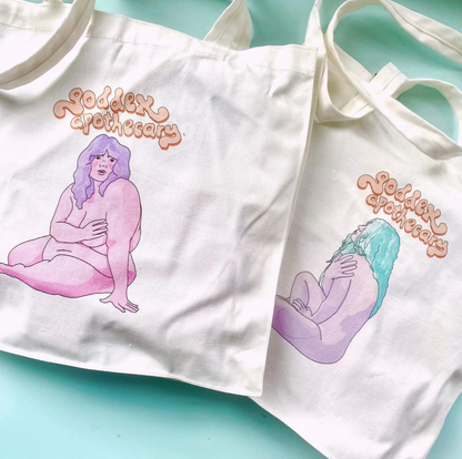 goddex apothecary cotton tote bag