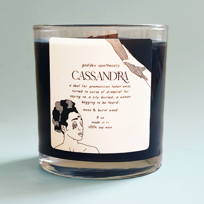 Cassandra | Moss & Burnt Wood Soy Candle