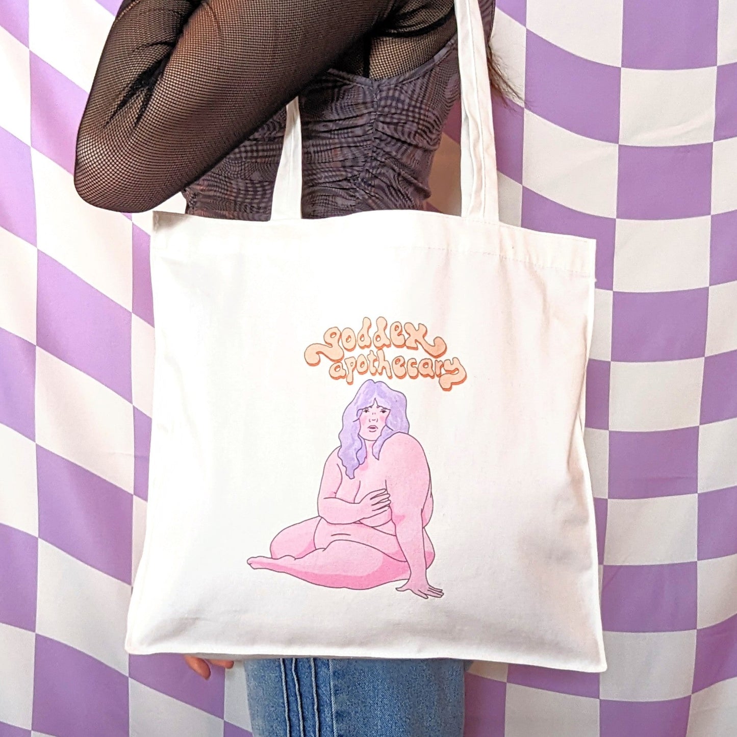 goddex apothecary cotton tote bag